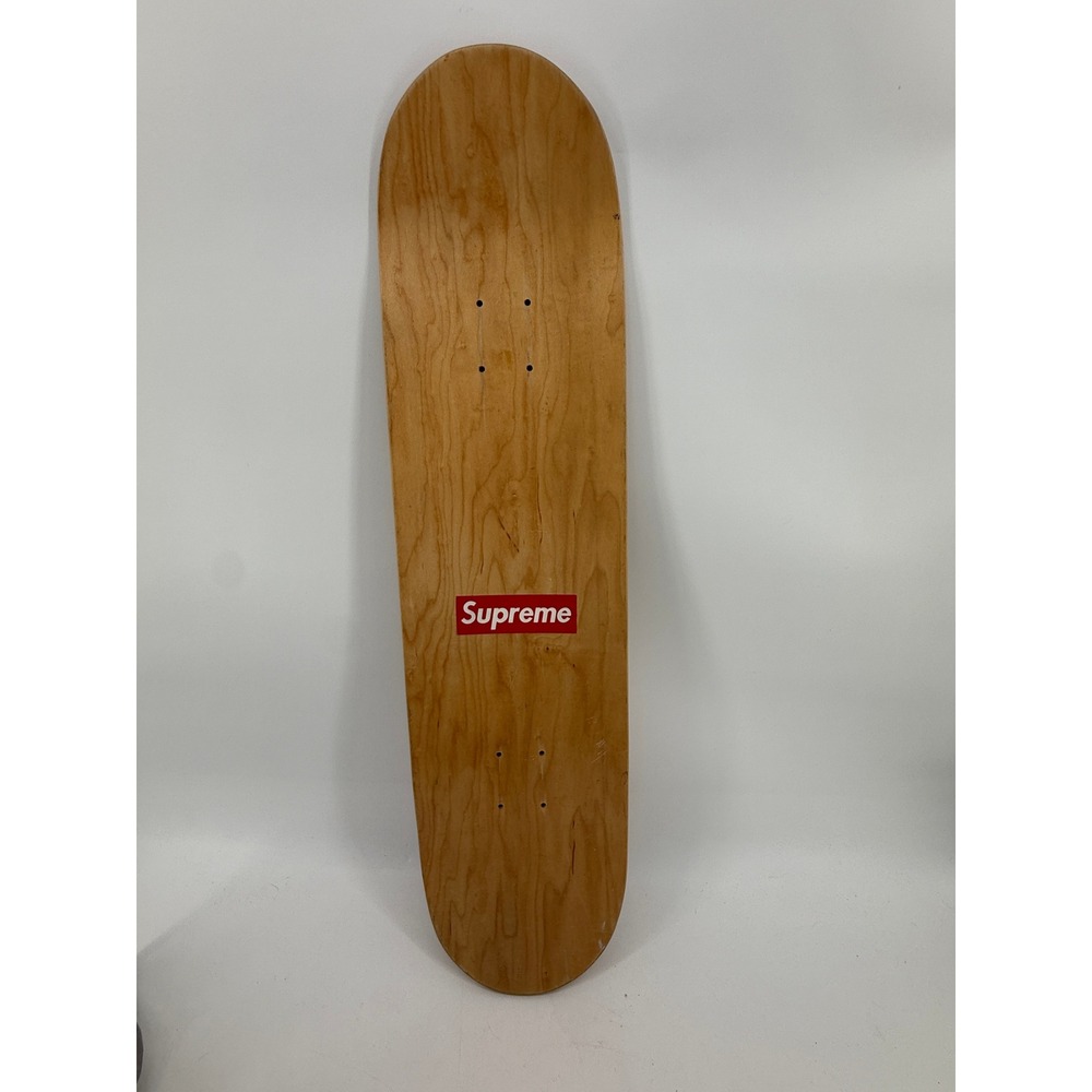 Supreme Skateboard Deck Unisex OS Natural Wood Red Box Logo Deck